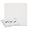 Picture of Linville Snow | Sunbrella® 22" x 22" x 3" Outdoor Dining Cushion