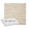 Picture of Litchfield Sand | Sunbrella® 22" x 22" x 3" Outdoor Dining Cushion