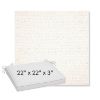 Picture of Litchfield Snow | Sunbrella® 22" x 22" x 3" Outdoor Dining Cushion
