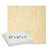 Picture of Margo Parchment | Sunbrella® 22" x 22" x 3" Outdoor Dining Cushion