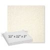 Picture of Margo Snow | Sunbrella® 22" x 22" x 3" Outdoor Dining Cushion