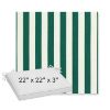Picture of Mason Forest Green | Sunbrella® 22" x 22" x 3" Outdoor Dining Cushion