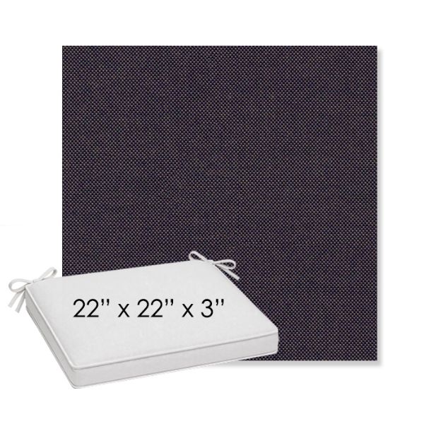 Picture of Natte Cosmos | Sunbrella® 22" x 22" x 3" Outdoor Dining Cushion