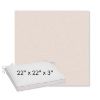 Picture of Nuance Bisque | Sunbrella® 22" x 22" x 3" Outdoor Dining Cushion