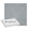 Picture of Nurture Haze | Sunbrella® 22" x 22" x 3" Outdoor Dining Cushion