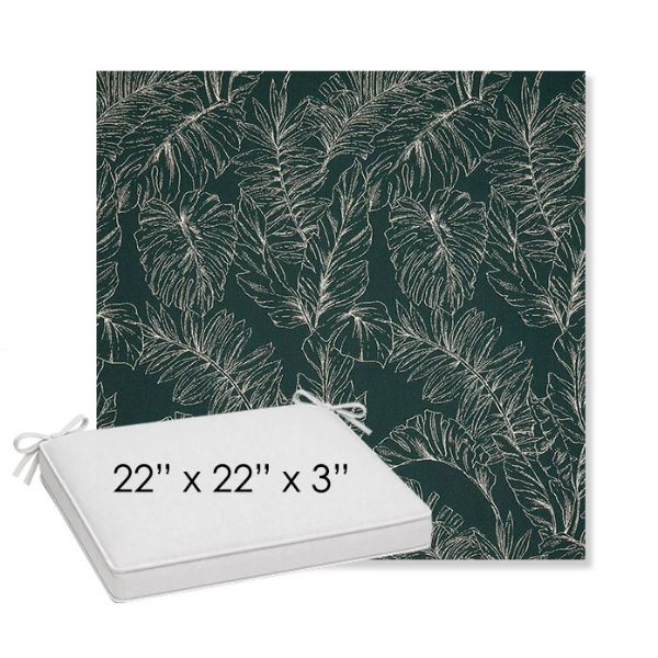 Picture of Palma Canopy | Sunbrella® 22" x 22" x 3" Outdoor Dining Cushion