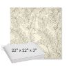 Picture of Palma Whitesand | Sunbrella® 22" x 22" x 3" Outdoor Dining Cushion