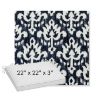 Picture of Patra Indigo | Sunbrella® 22" x 22" x 3" Outdoor Dining Cushion