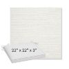 Picture of Piazza Cloud | Sunbrella® 22" x 22" x 3" Outdoor Dining Cushion