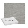 Picture of Piazza Stone | Sunbrella® 22" x 22" x 3" Outdoor Dining Cushion