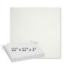 Picture of Pique Salt | Sunbrella® 22" x 22" x 3" Outdoor Dining Cushion