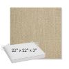 Picture of Pique Sand | Sunbrella® 22" x 22" x 3" Outdoor Dining Cushion