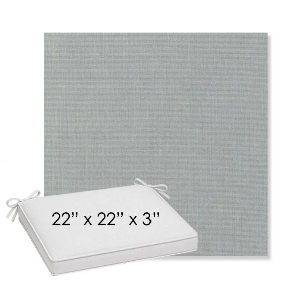 Picture of Play Sky | Sunbrella® 22" x 22" x 3" Outdoor Dining Cushion