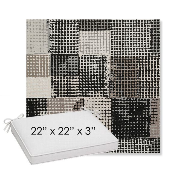 Picture of Pop Film | Sunbrella® 22" x 22" x 3" Outdoor Dining Cushion