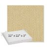 Picture of Posh Oat | Sunbrella® 22" x 22" x 3" Outdoor Dining Cushion