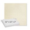 Picture of Posh Salt | Sunbrella® 22" x 22" x 3" Outdoor Dining Cushion
