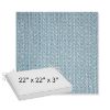 Picture of Posh Sky | Sunbrella® 22" x 22" x 3" Outdoor Dining Cushion