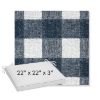 Picture of Preso Indigo | Sunbrella® 22" x 22" x 3" Outdoor Dining Cushion