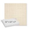Picture of Proven Flax | Sunbrella® 22" x 22" x 3" Outdoor Dining Cushion