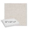 Picture of Rafi Pearl | Sunbrella® 22" x 22" x 3" Outdoor Dining Cushion