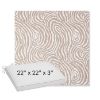 Picture of Rapids Camel | Sunbrella® 22" x 22" x 3" Outdoor Dining Cushion