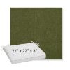 Picture of Ritsy Aloe | Sunbrella® 22" x 22" x 3" Outdoor Dining Cushion