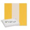 Picture of Rothko Lemonade | Sunbrella® 22" x 22" x 3" Outdoor Dining Cushion