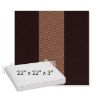 Picture of Rothko Sangria | Sunbrella® 22" x 22" x 3" Outdoor Dining Cushion