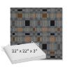 Picture of Rubix Vintage Denim | Sunbrella® 22" x 22" x 3" Outdoor Dining Cushion