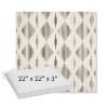 Picture of Spinner Diamond Onyx | Sunbrella® 22" x 22" x 3" Outdoor Dining Cushion