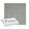Picture of Switch Silver | Sunbrella® 22" x 22" x 3" Outdoor Dining Cushion
