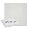 Picture of Switch Snow | Sunbrella® 22" x 22" x 3" Outdoor Dining Cushion