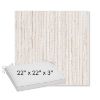 Picture of Tectonic Parchment | Sunbrella® 22" x 22" x 3" Outdoor Dining Cushion