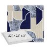 Picture of Territory Lazuli | Sunbrella® 22" x 22" x 3" Outdoor Dining Cushion