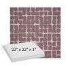 Picture of Toggle Aster | Sunbrella® 22" x 22" x 3" Outdoor Dining Cushion