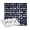 Picture of Toggle Blueprint | Sunbrella® 22" x 22" x 3" Outdoor Dining Cushion