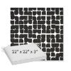 Picture of Toggle Inkblot | Sunbrella® 22" x 22" x 3" Outdoor Dining Cushion