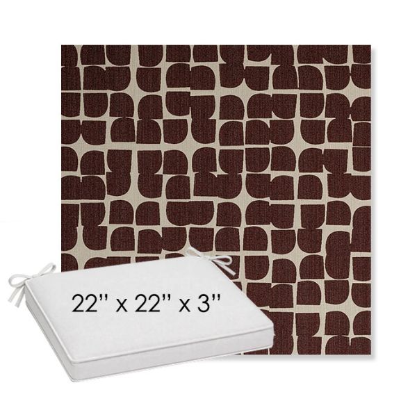 Picture of Toggle Plumberry | Sunbrella® 22" x 22" x 3" Outdoor Dining Cushion
