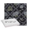 Picture of Trellis Morning Glory | Sunbrella® 22" x 22" x 3" Outdoor Dining Cushion