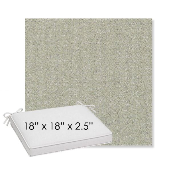 Picture of Abstraction Sage | Sunbrella® 18" x 18" x 2.5" Outdoor Dining Cushion