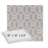 Picture of Bar Harbor Pebble | Sunbrella® 18" x 18" x 2.5" Outdoor Dining Cushion