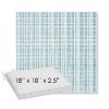 Picture of Benson Lagoon | Sunbrella® 18" x 18" x 2.5" Outdoor Dining Cushion