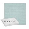 Picture of Bliss Dew | Sunbrella® 18" x 18" x 2.5" Outdoor Dining Cushion