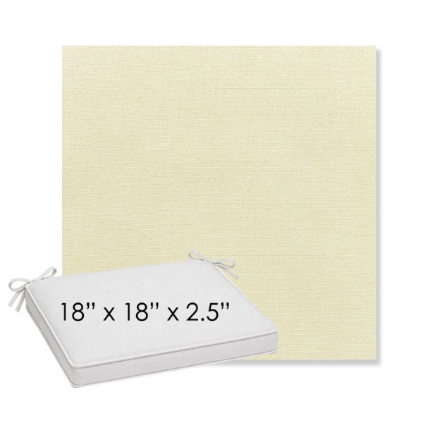 Picture of Canvas Canvas | Sunbrella® 18" x 18" x 2.5" Outdoor Dining Cushion