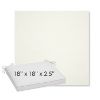 Picture of Canvas White | Sunbrella® 18" x 18" x 2.5" Outdoor Dining Cushion