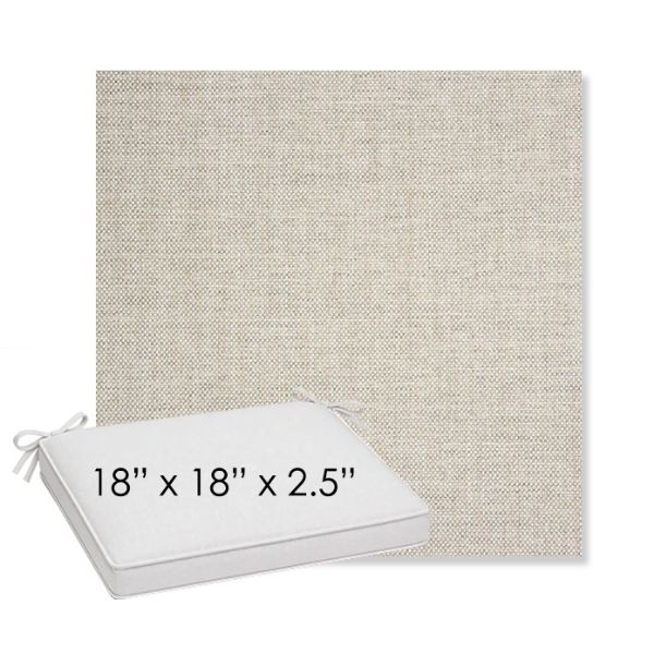 Picture of Idol Seagull | Sunbrella® 18" x 18" x 2.5" Outdoor Dining Cushion
