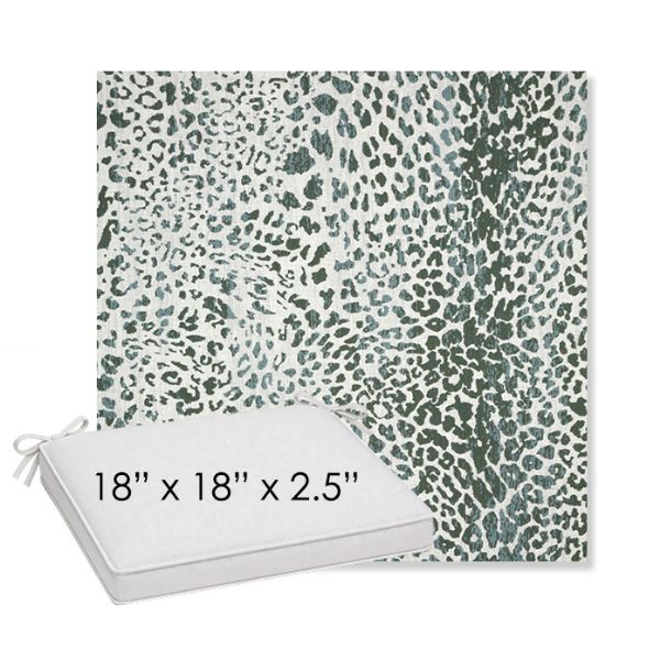Picture of Instinct Willow | Sunbrella® 18" x 18" x 2.5" Outdoor Dining Cushion