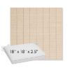 Picture of Kaia Wheat | Sunbrella® 18" x 18" x 2.5" Outdoor Dining Cushion