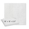 Picture of Momento Snow | Sunbrella® 18" x 18" x 2.5" Outdoor Dining Cushion