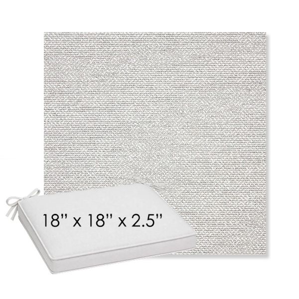 Picture of Nurture Pebble | Sunbrella® 18" x 18" x 2.5" Outdoor Dining Cushion